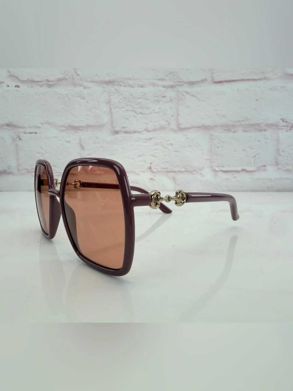 Gucci Horsebit Geometric Square Frame Sunglasses Gg0890s